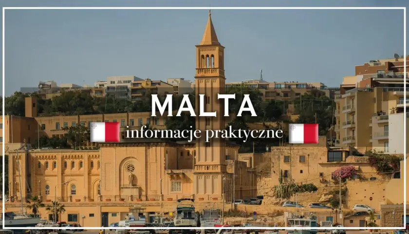 Widok na maltańską architekturę i port. Informacje praktyczne o wyspie, gdzie obowiązuje euro jako waluta.