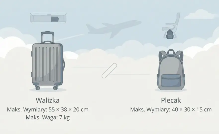 Bagaż podręczny - pakuj mądrze, lataj bez dopłat!