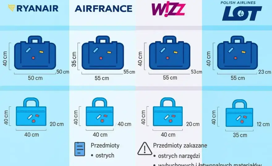Parasol w Ryanair - Czy można zabrać? Sprawdź przed lotem!