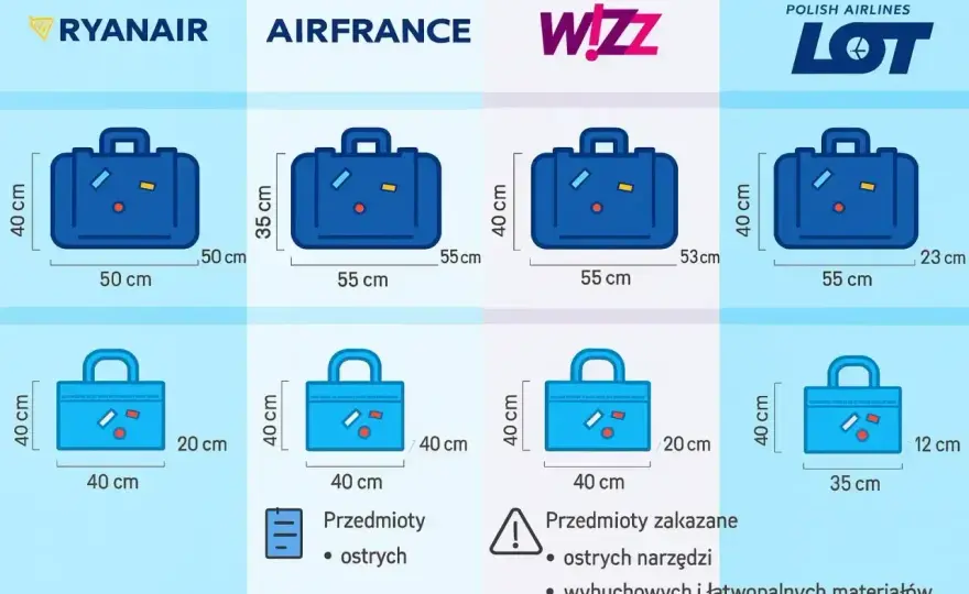 Bagaż Nouvelair - Uniknij dopłat! Limity i pakowanie