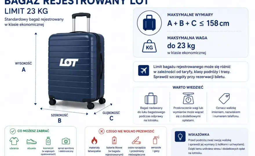 Jaki bagaż do samolotu? Uniknij dopłat - Poradnik