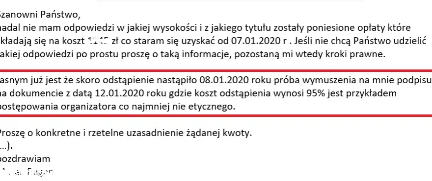 Jak napisać odwołanie od reklamacji biura podróży i odzyskać pieniądze