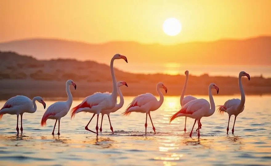 Flamingi na Dżerbie - Gdzie i kiedy je zobaczyć?